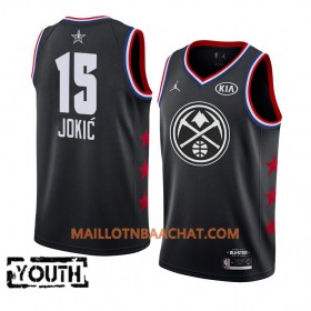 Maillot NBA Denver Nuggets Nikola Jokic 15 2019 All-Star Jordan Brand Noir Swingman - Enfant